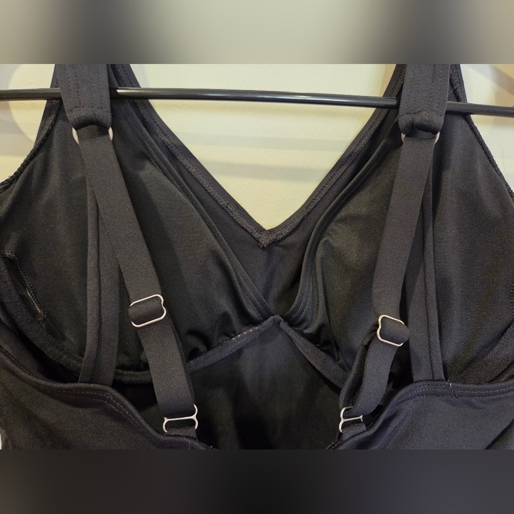 LANDS END Underwire Ruched Tankini - Picture 3 of 3
